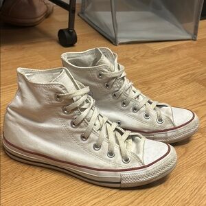 Classic White High-Top Converse